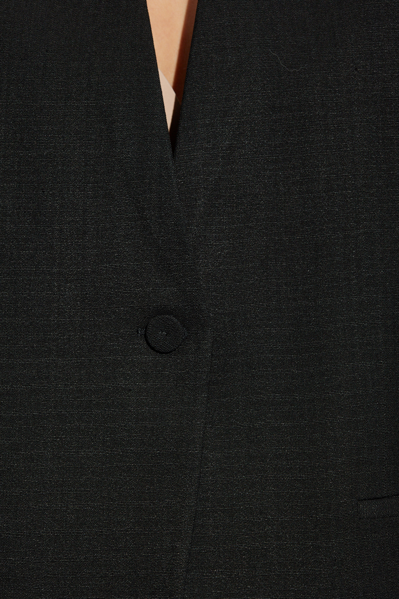 【関税＆送料込み】Jil Sander Silk Tailored Blazer Black Blazer with silk trim JIL SANDER - Vitkac Australia